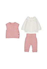 mayoral Knitted set for girls - soft pink