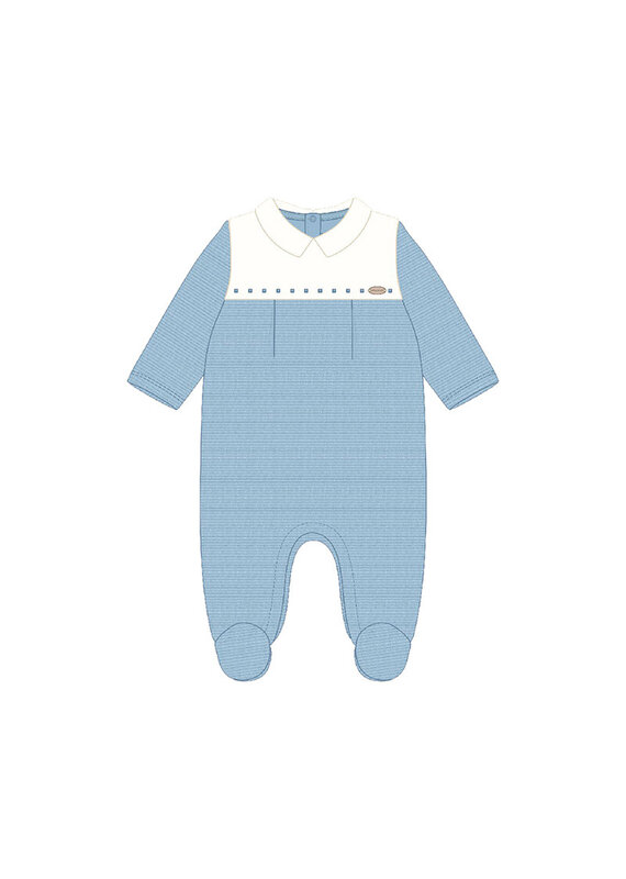 mayoral Kruippakje velours - Blauw