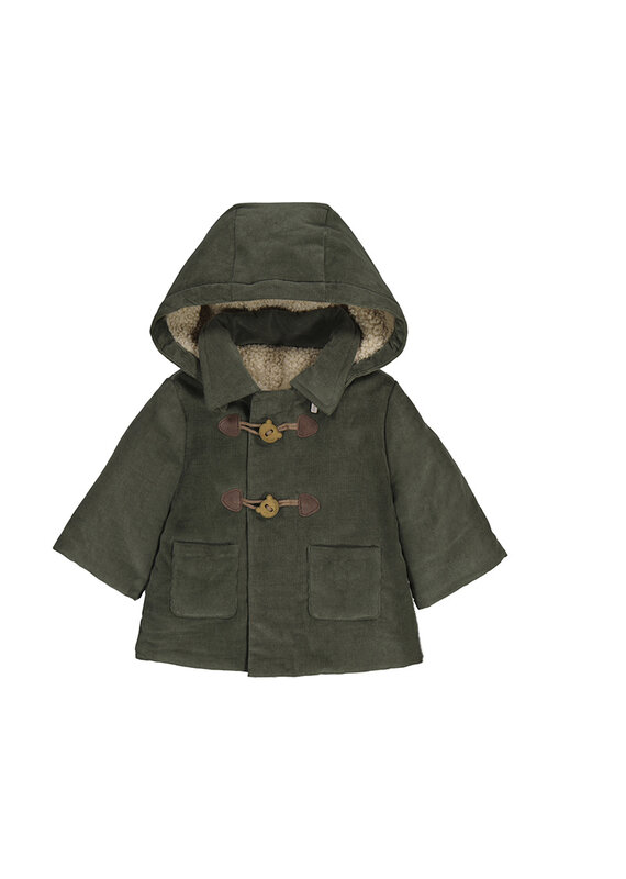 mayoral Trenchcoat - Groen met teddy boys