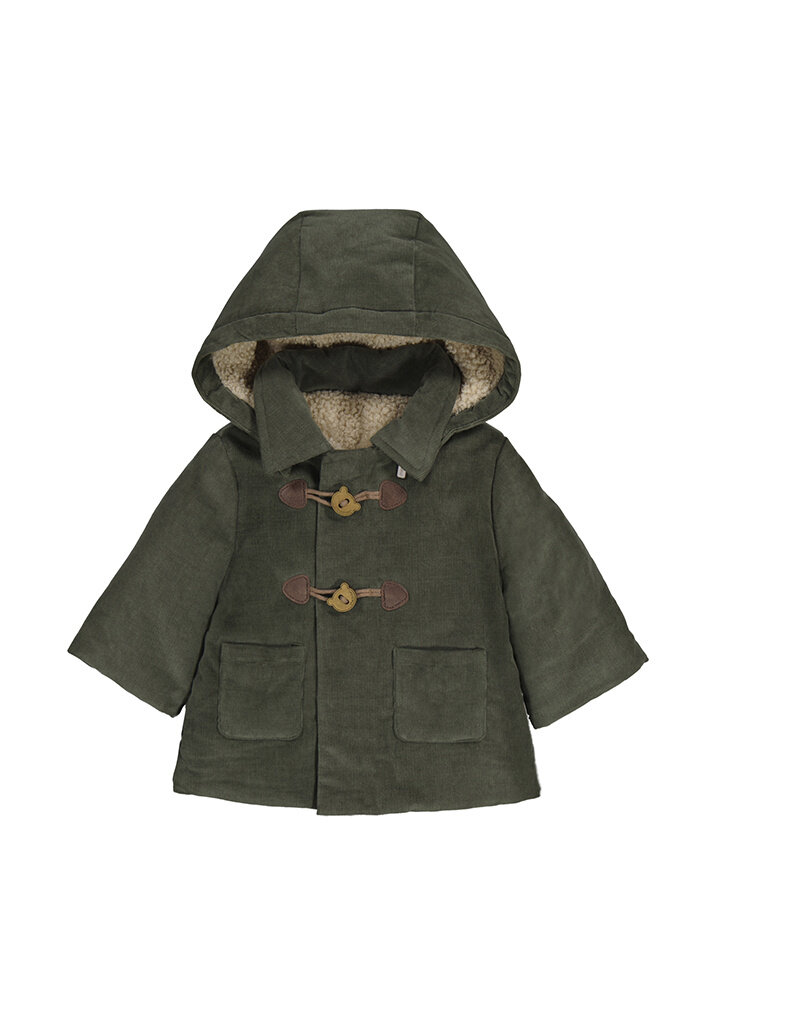 mayoral Trenchcoat - Groen met teddy boys