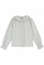 Emile & Ida Emile & Ida - Blouse Rayure - blauw/wit