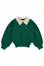 Emile & Ida Emile & Ida - Pullover met kraag - groen