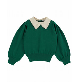 Emile & Ida Emile & Ida - Pullover met kraag - groen