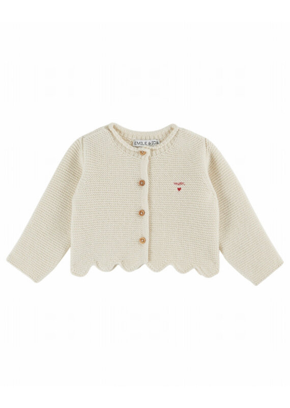 Emile & Ida Emile & Ida - Cardigan ecru - Mon coeur