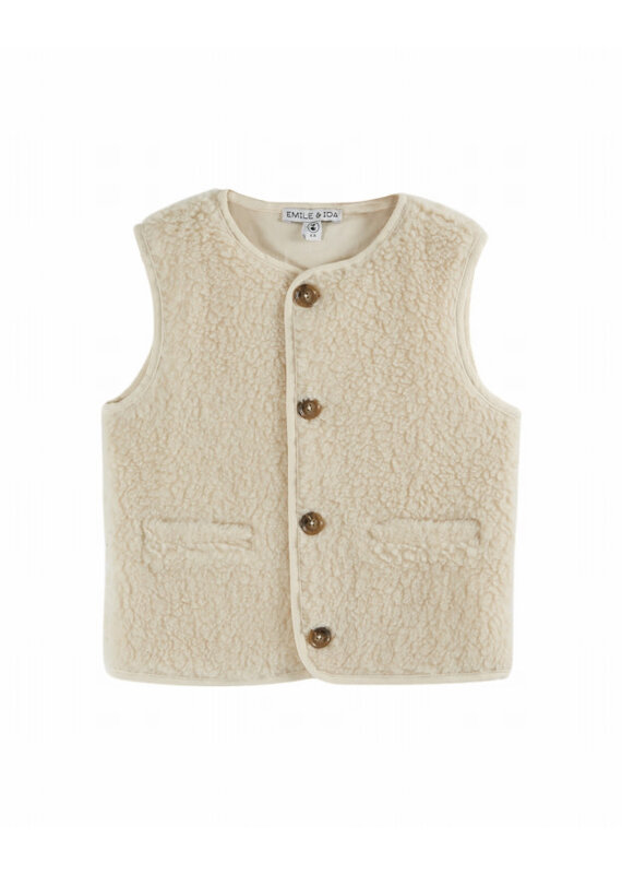 Emile & Ida Emile & Ida - Gilet - schapenvacht unisex
