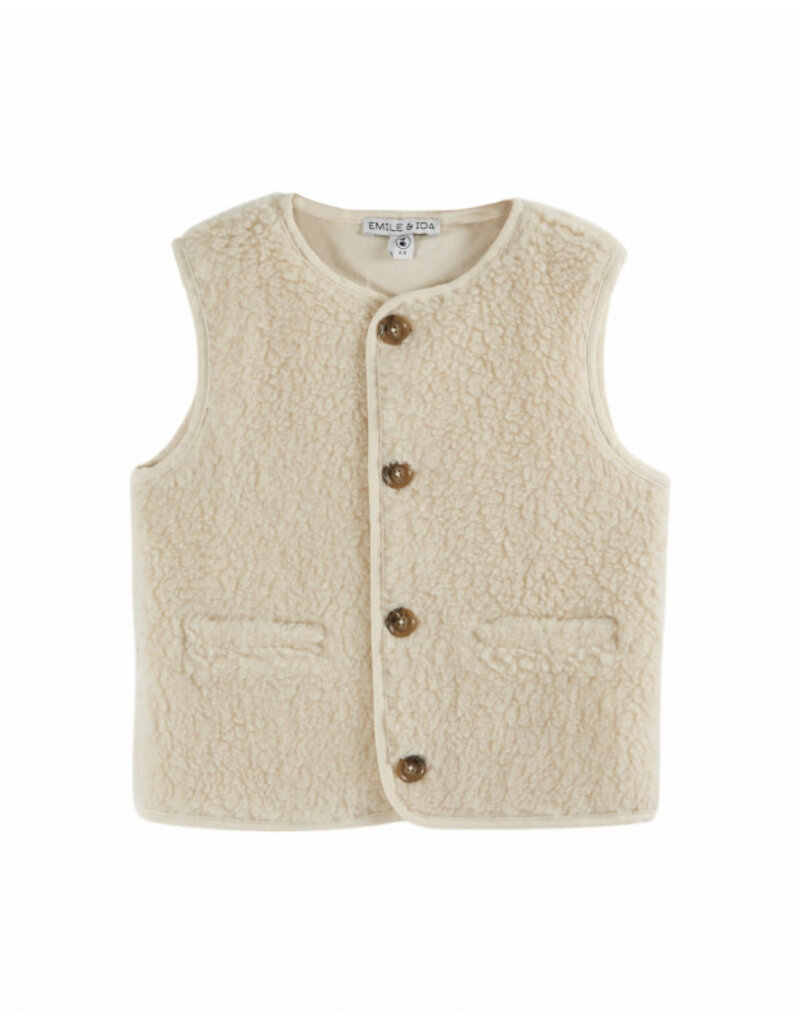 Emile & Ida Emile & Ida - Gilet - schapenvacht unisex