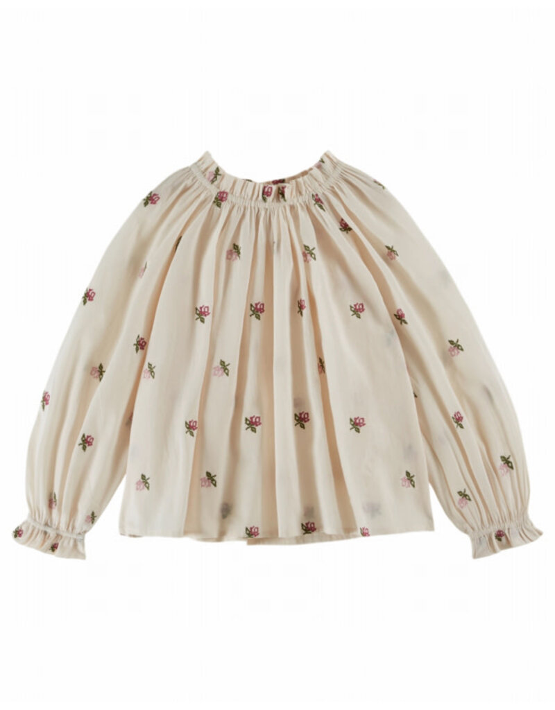 Emile & Ida Emile & Ida - Blouse embroiderie - creme