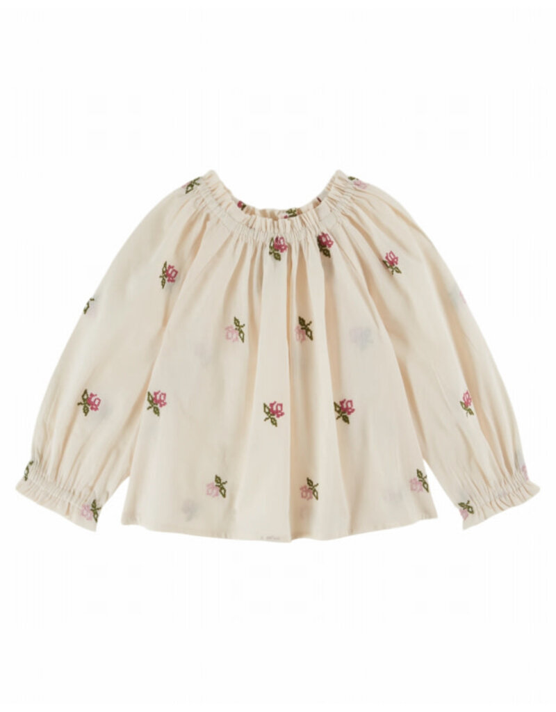 Emile & Ida Emile & Ida - Blouse embroiderie - creme