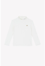 Tartine & Chocolat Tartine et Chocolat - witte longsleeve met opstaande kraag