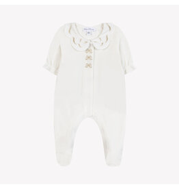 Tartine & Chocolat Tartine et Chocolat - wit kruippakjes met goude strikjes