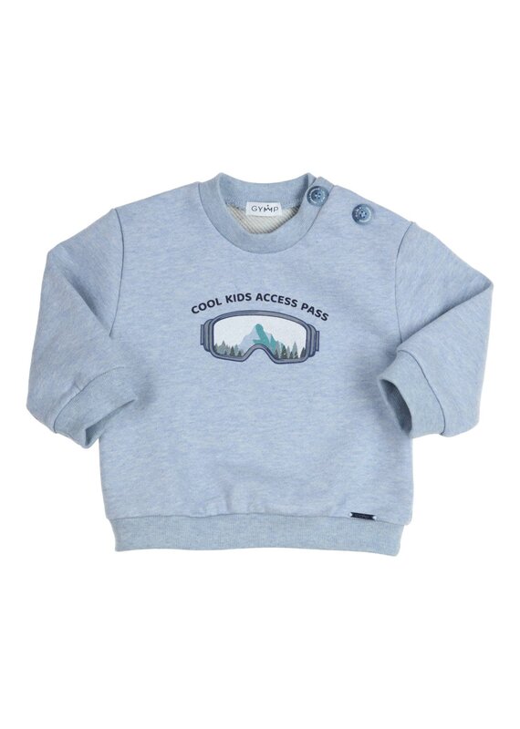 Gymp Sweater-Cool Kids-lichtblauw