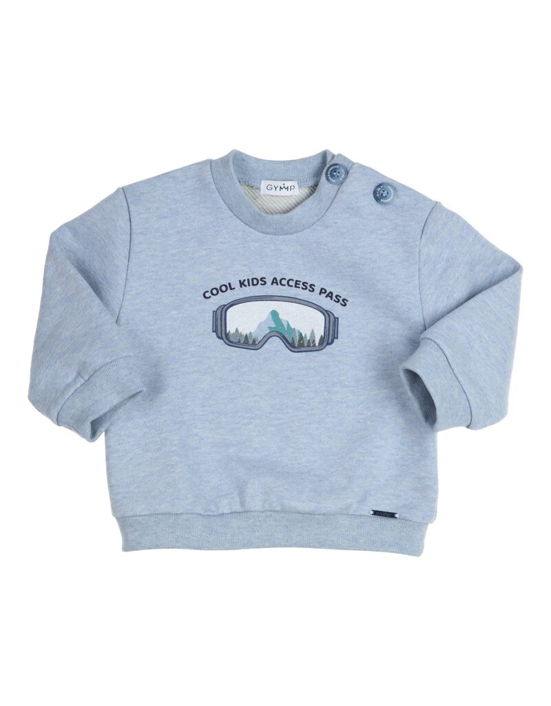 Gymp Sweater-Cool Kids-lichtblauw