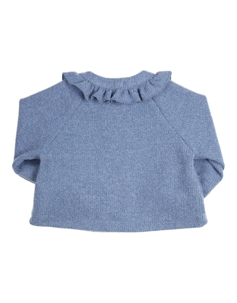 Gymp Cardigan-hartjesknoopjes-blauw
