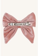 Hust and Claire Velour haarstrik - oud roze