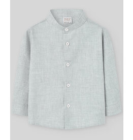 Paz Rodriguez Geruit hemd- grijsgroen