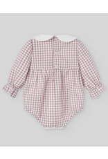 Paz Rodriguez Bloomer met kraagje-geruit-Lichtbruin/wit