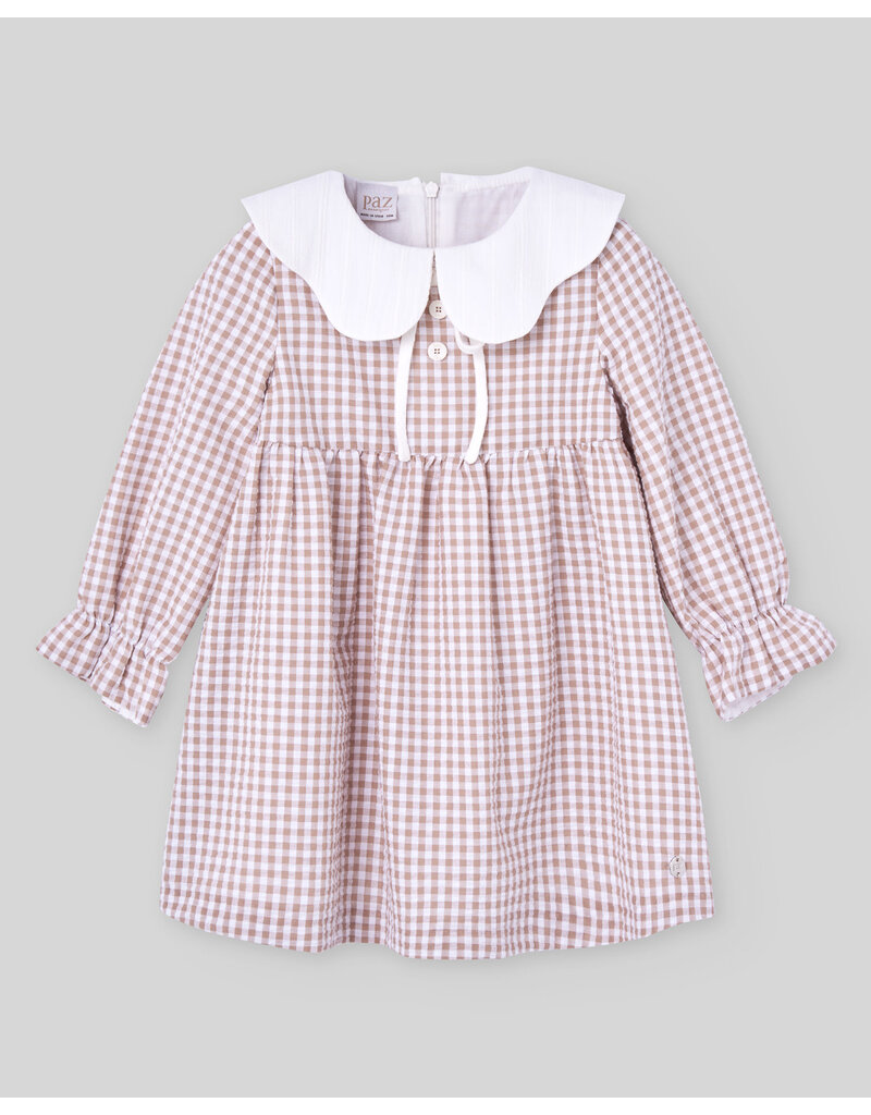 Paz Rodriguez Jurkje-Setitas-geruit-lichtbruin