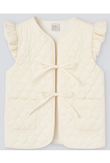 Paz Rodriguez Paz-vestje met strikken-cream