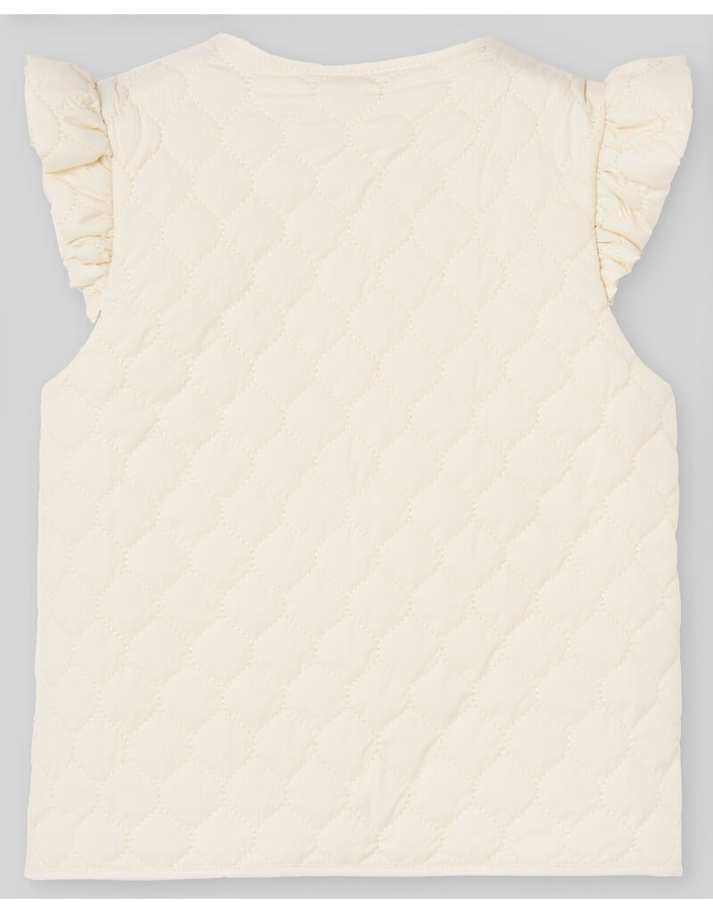 Paz Rodriguez Paz-vestje met strikken-cream