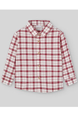 Paz Rodriguez Geruit hemdje- Acebo-rood/wit