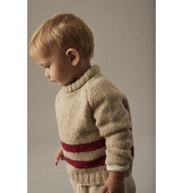 Cozmo Cozmo - Tricot trui rode streep