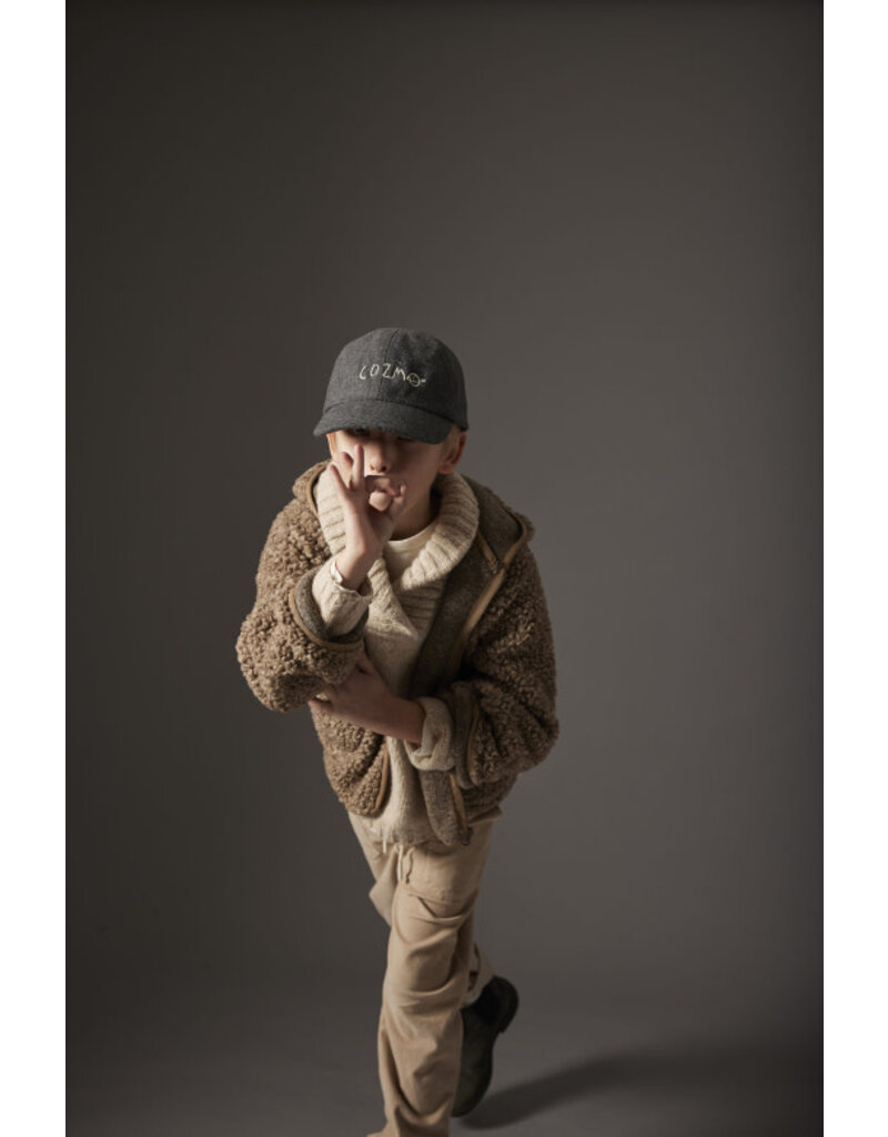 Cozmo Cozmo - Teddy jas met kap - bruin