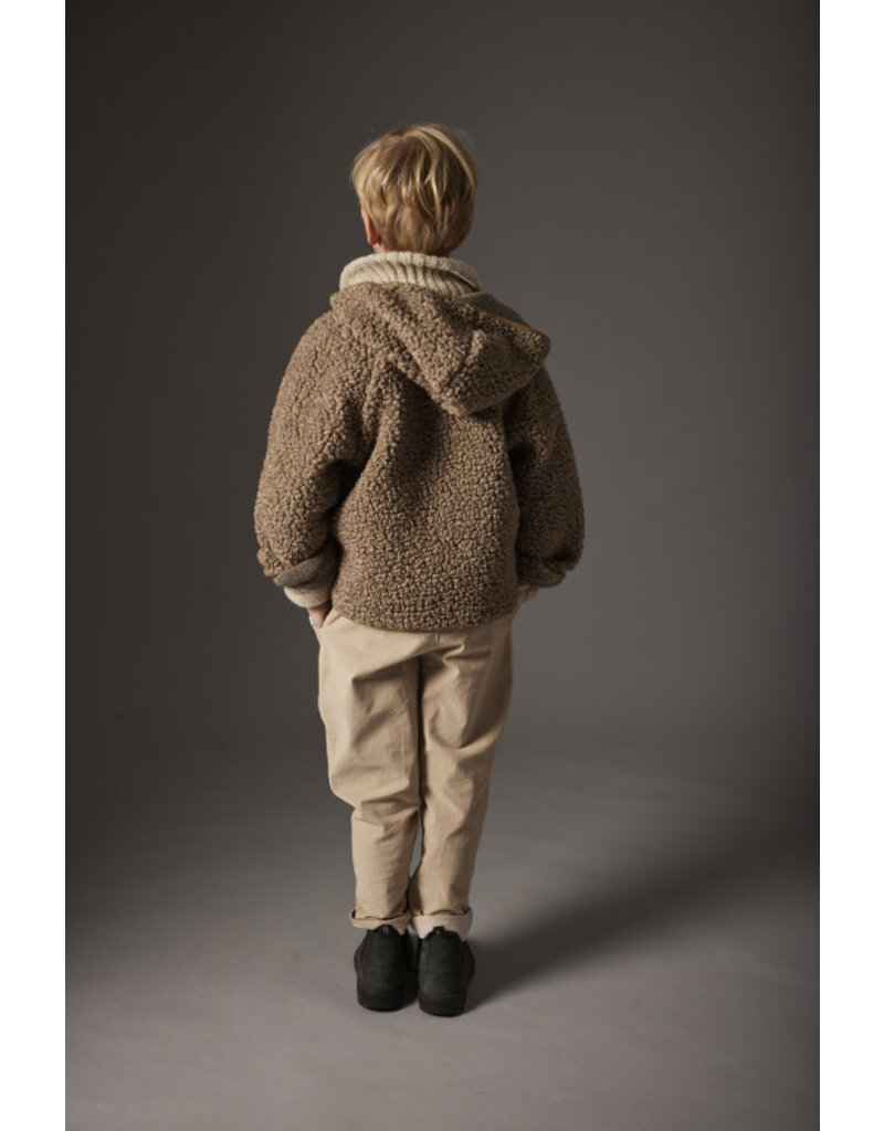 Cozmo Cozmo - Teddy jas met kap - bruin