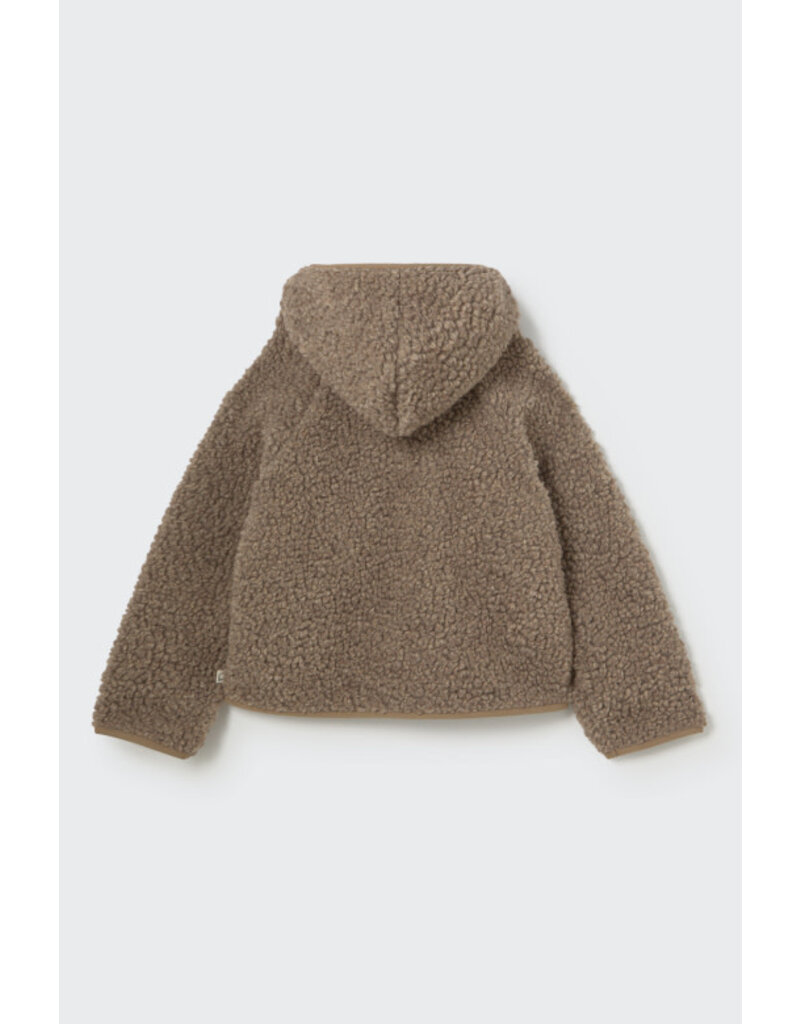 Cozmo Cozmo - Teddy jas met kap - bruin