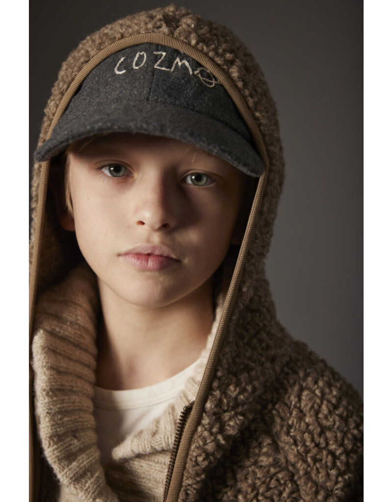 Cozmo Cozmo - Teddy jas met kap - bruin