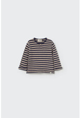 Cozmo Cozmo - soft striped sweater - blauw