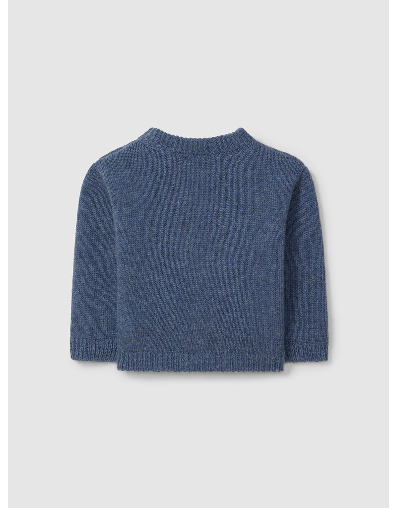 Laranjinha Laranijnha - Trui met hond - blauw