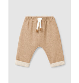 Laranjinha Laranjinha - Broek visgraatmotief - beige