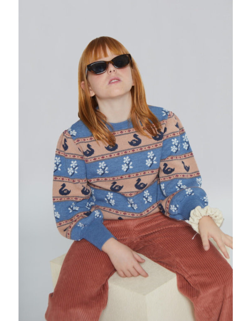 Mipounet Mipounet - Broek ribfluweel - faded rose