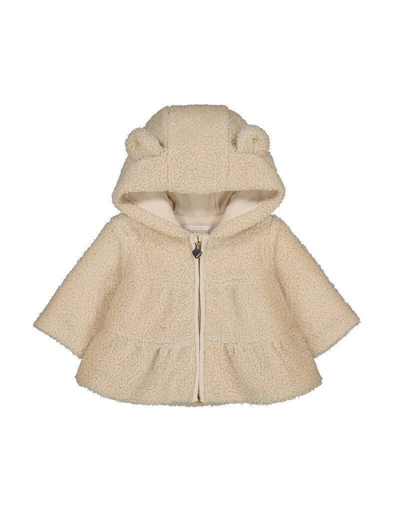 mayoral Mayoral-jasje-kap met oortjes-beige