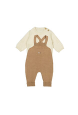 mayoral Mayoral-salopet met trui-Beige en bruin