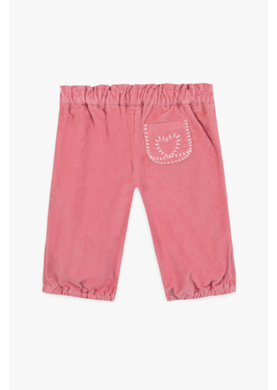 Bonton Bonton-roze broek met hartjes