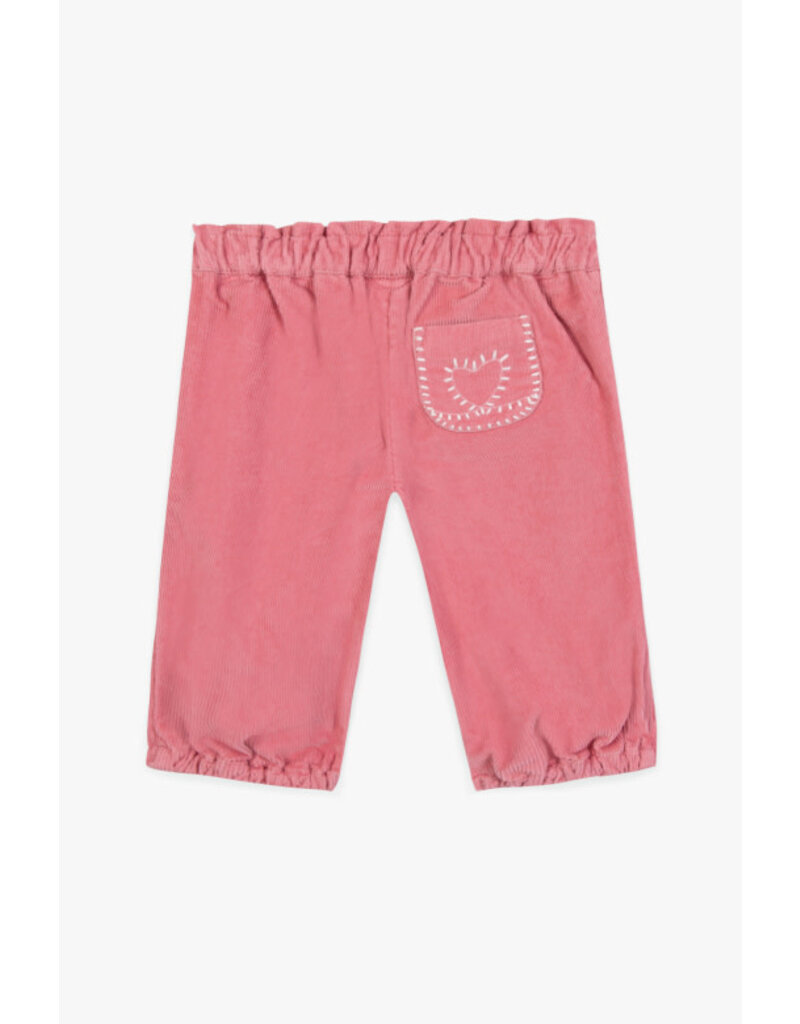 Bonton Bonton-roze broek met hartjes
