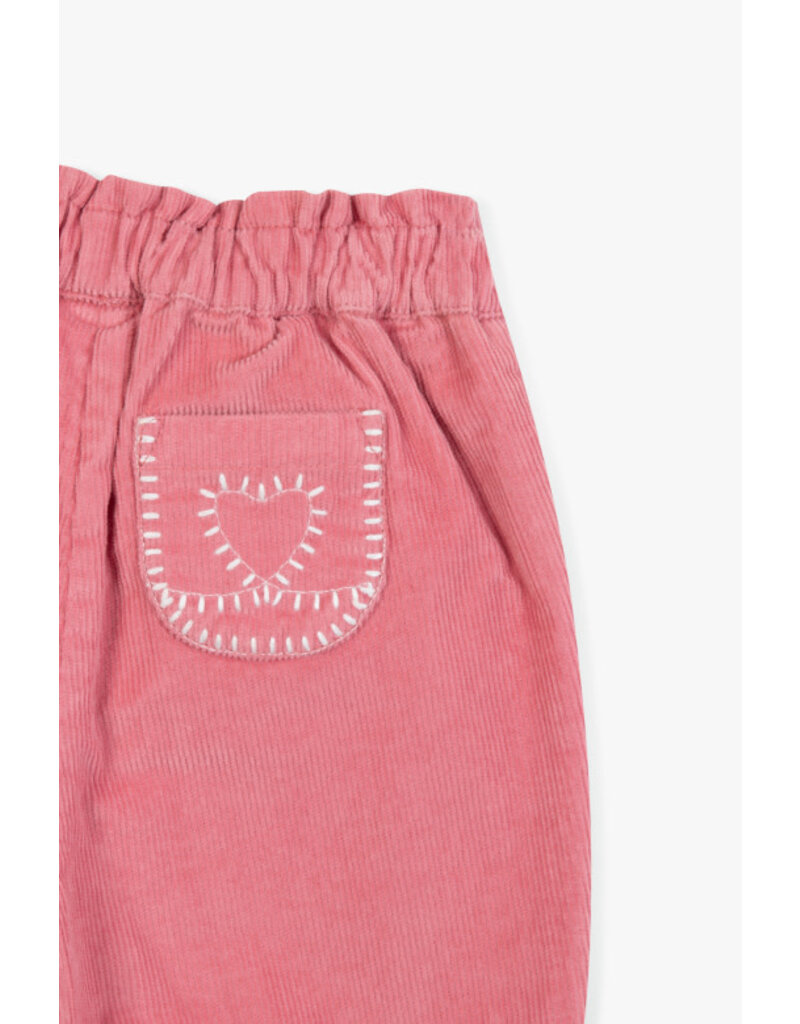 Bonton Bonton-roze broek met hartjes