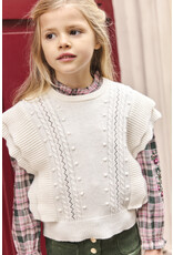 Tartine & Chocolat Tartine-mouwloze debardeur-ecru