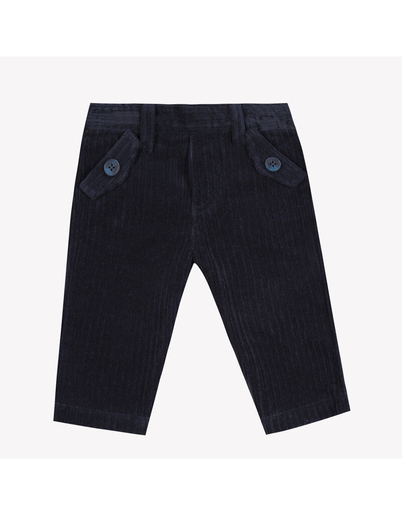 Tartine & Chocolat Tartine-broek met ribfluweel-marine