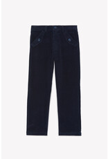 Tartine & Chocolat Tartine-broek met ribfluweel-marine