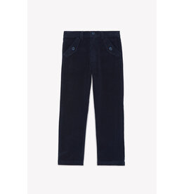 Tartine & Chocolat Tartine-broek met ribfluweel-marine