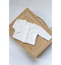 Tartine & Chocolat Tartine-ecru cardigan-geborduurd