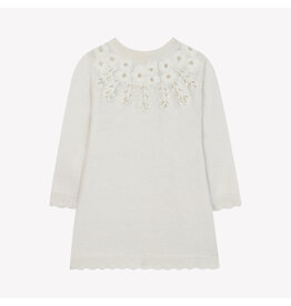Tartine & Chocolat Tartine-wit jurkje-geborduurde bloemen