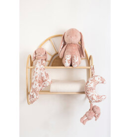 Tartine & Chocolat Tartine et Chocolat - konijn 25cm - rose toile de jouy