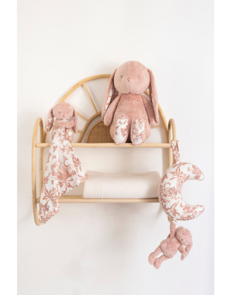 Tartine & Chocolat Tartine et Chocolat - konijn 25cm - rose toile de jouy