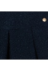 Patachou Patachou - Rok bouclé donkerblauw