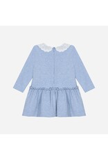 Patachou Patachou - blauwe jurk met kraag