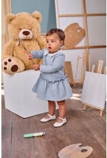 Patachou Patachou - blauwe jurk met kraag