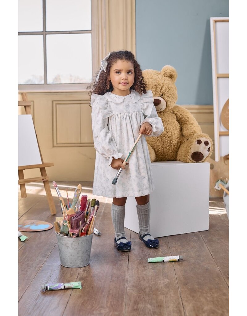 Patachou Patachou - Jurk Floriana blauw